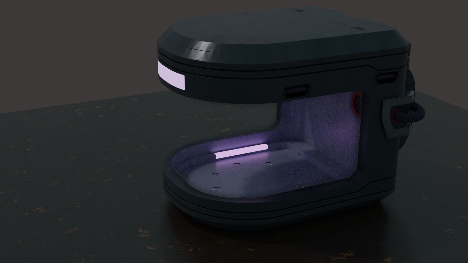 Organic Sample Container 3D model_6