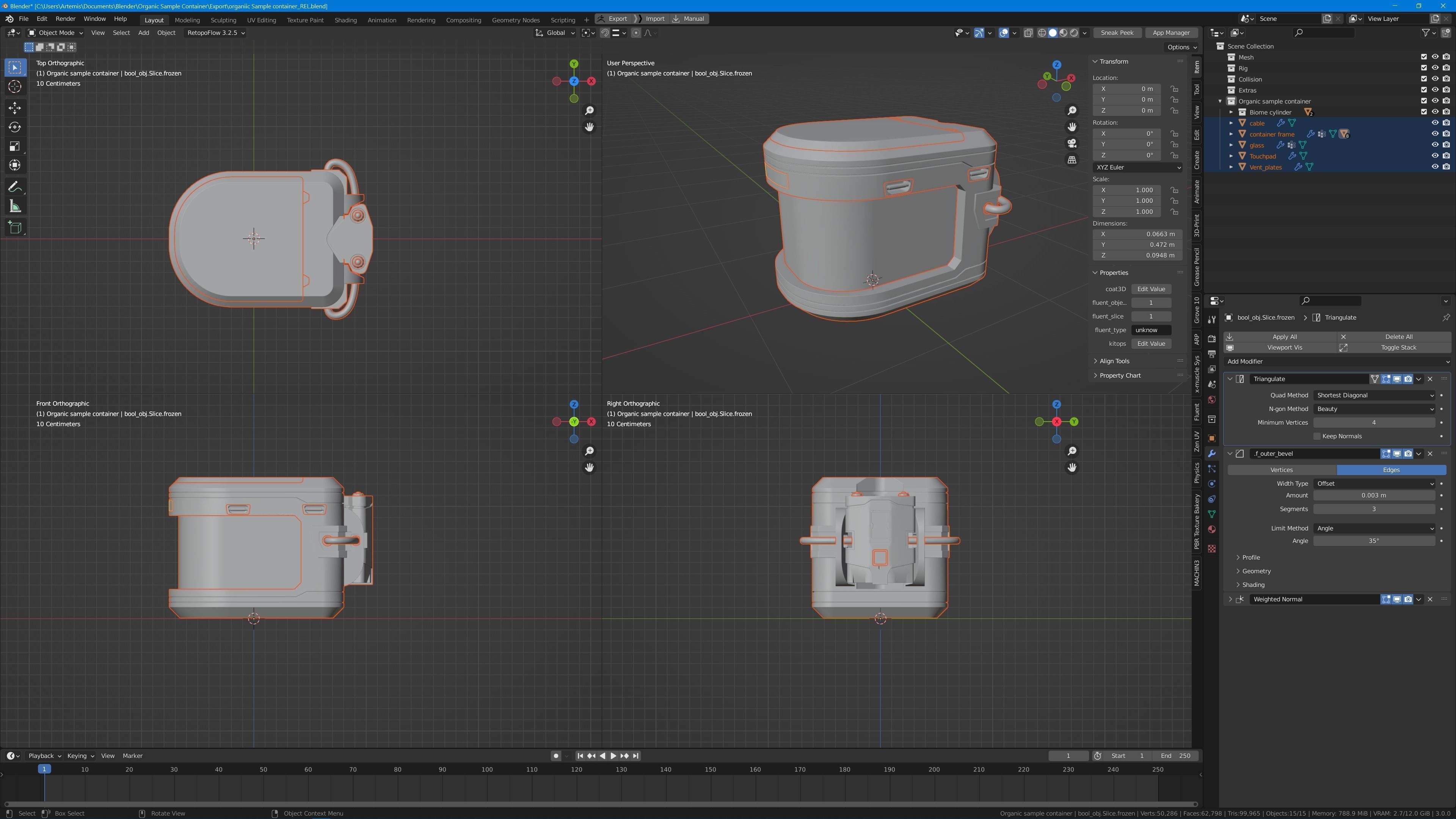 Organic Sample Container 3D model_14