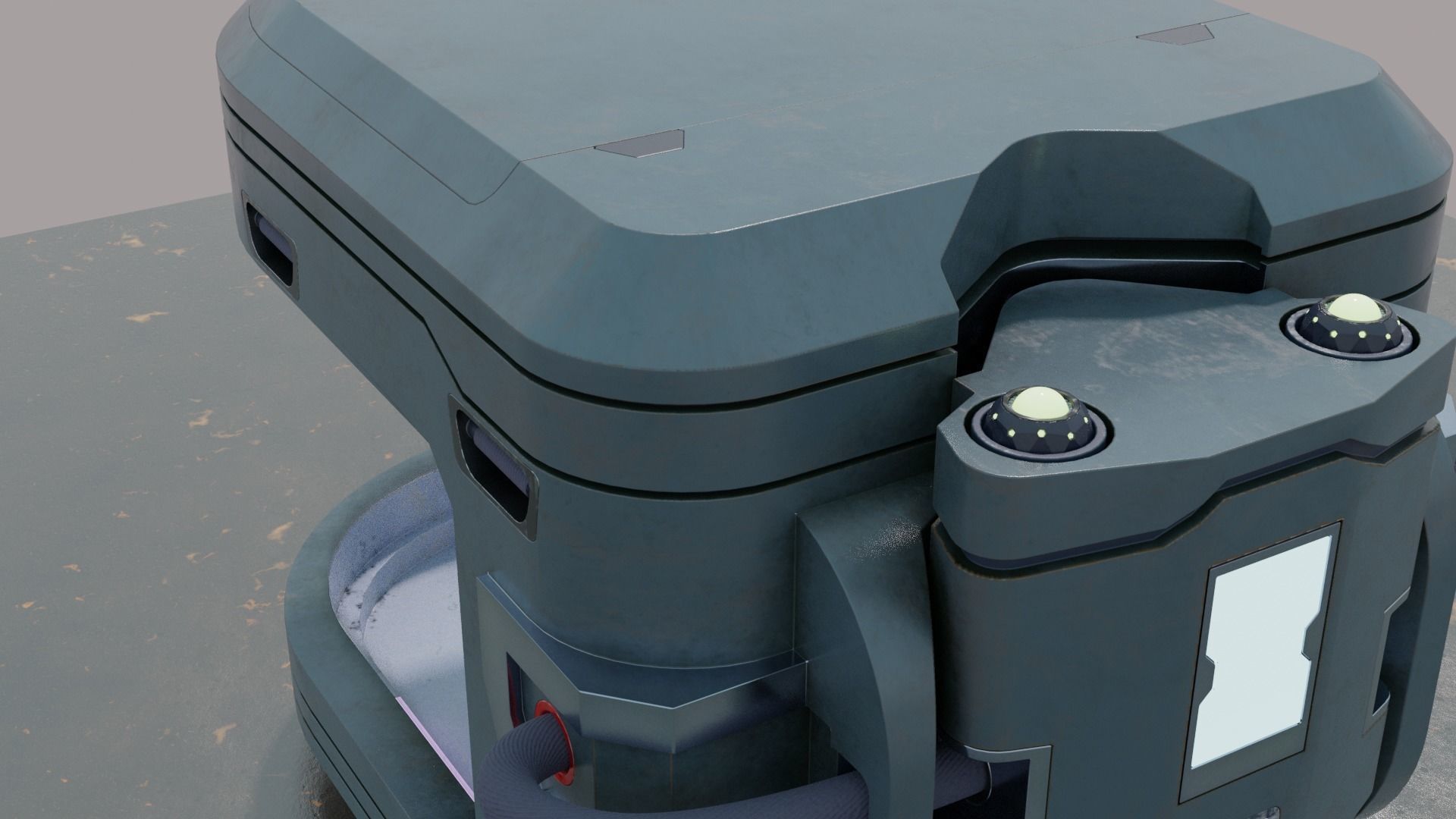 Organic Sample Container 3D model_5