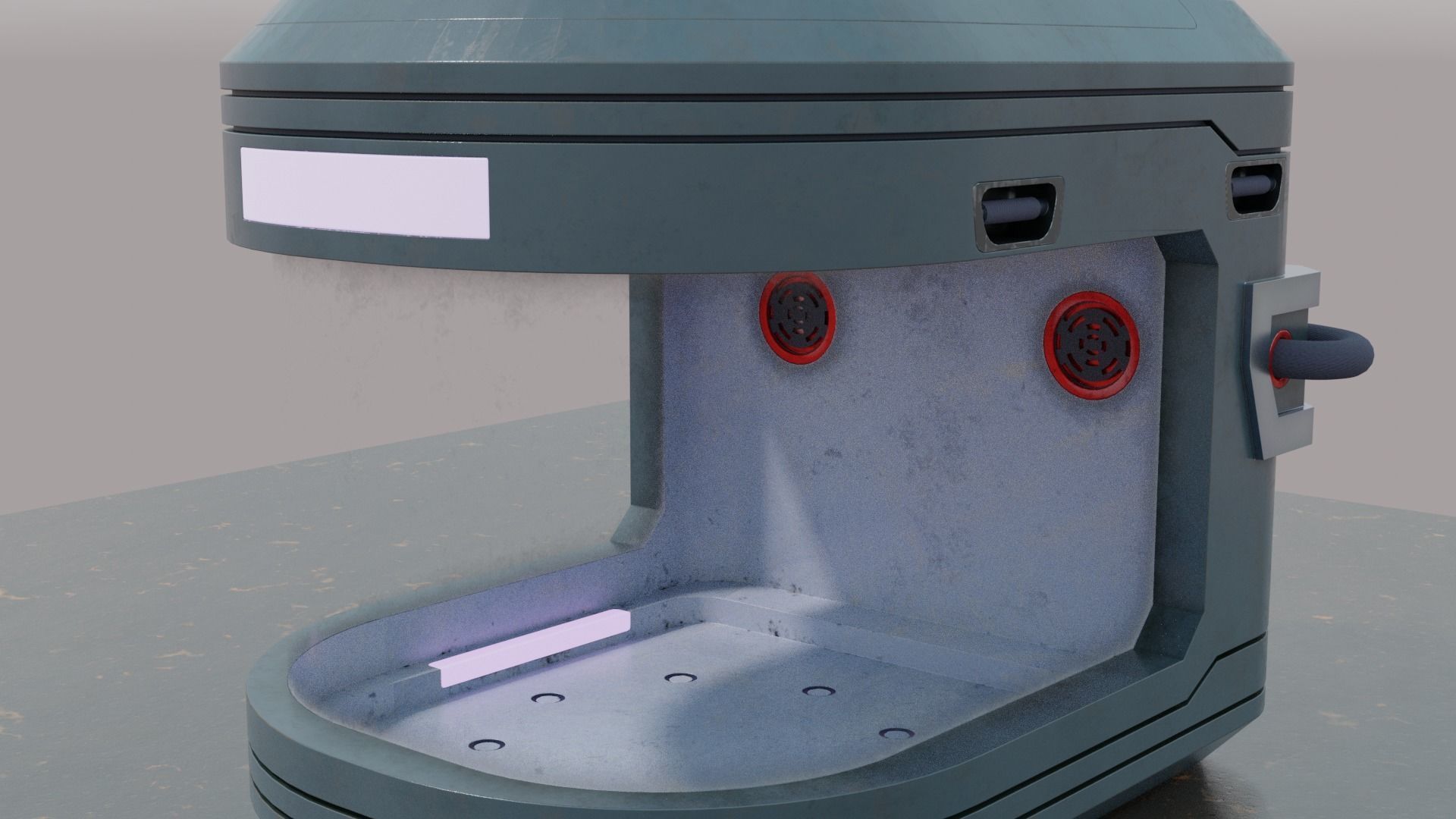 Organic Sample Container 3D model_2