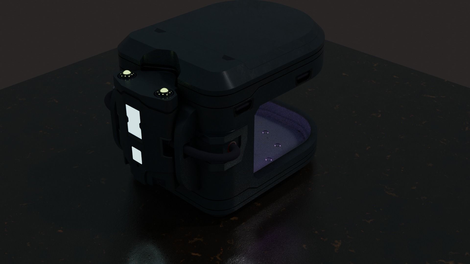 Organic Sample Container 3D model_9