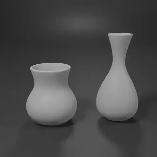 vases three - three