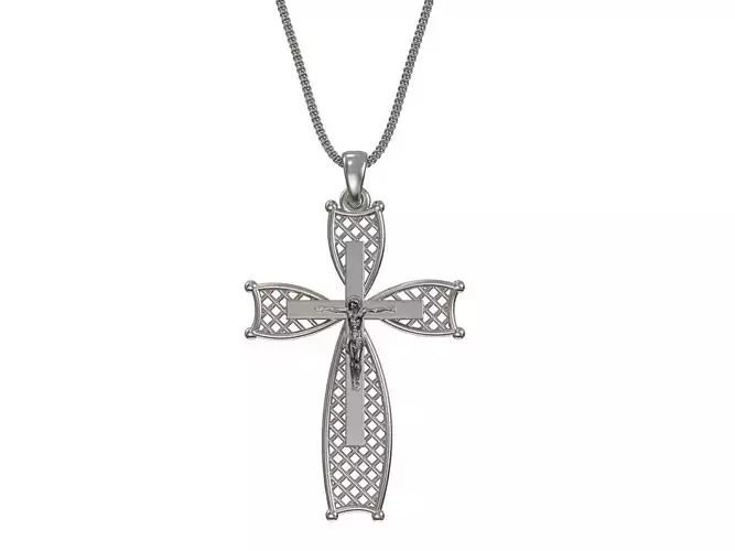 Russian cross pendant  3D print model