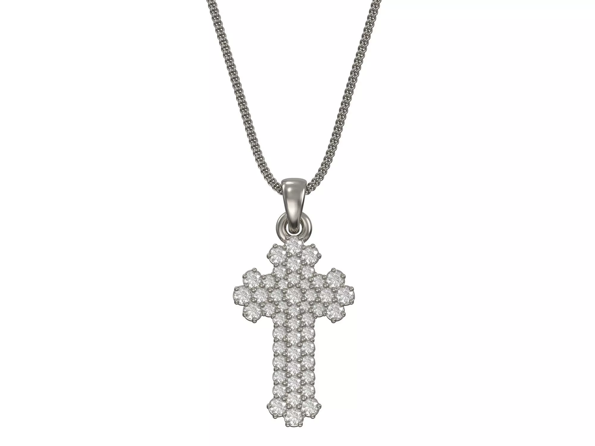 Cross pendant 3D print model 3D print model_0