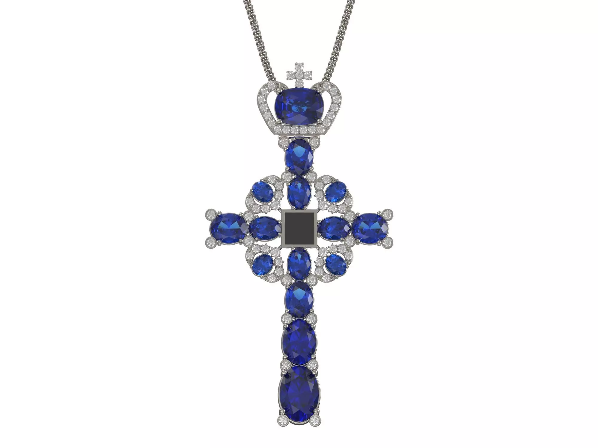 Big Cross pendant 3D print model 3D print model