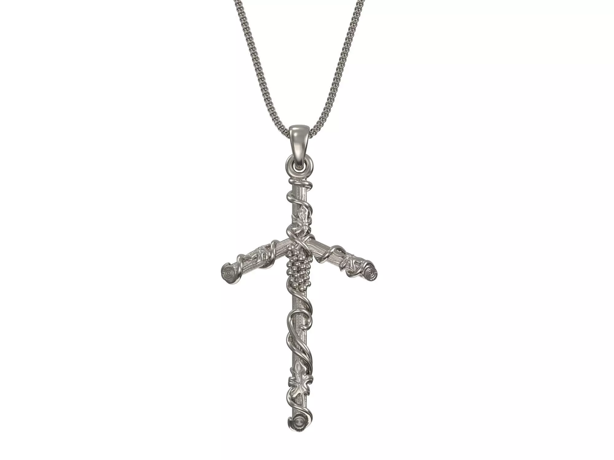 Cross Pendant 3D print model 3D print model