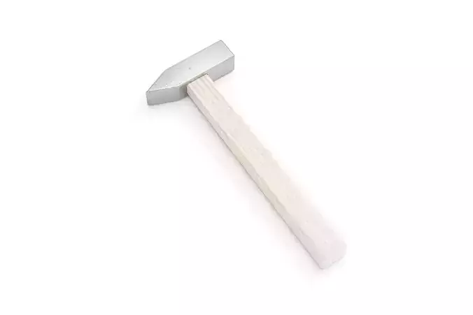 Small Hammer Tool Model Low-poly 3D model