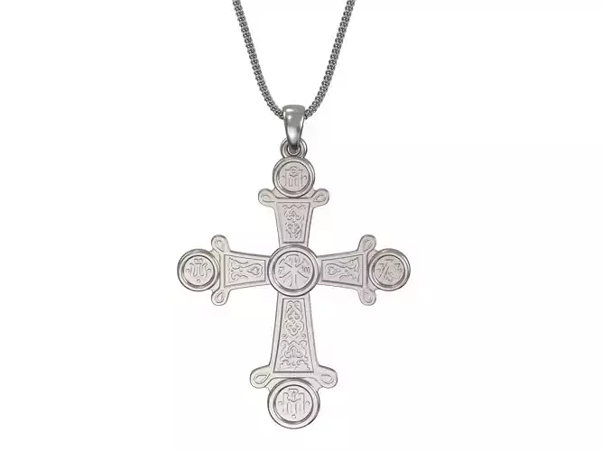 Cross Pendant  3D print model 3D print model