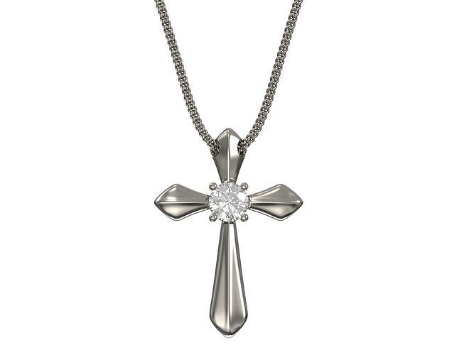 Cross Pendant  3D print model 3D print model