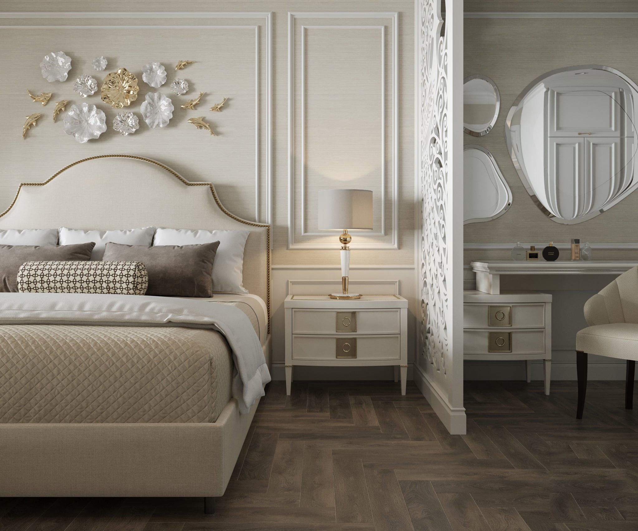 Bedroom classic 3D model 3D model_1