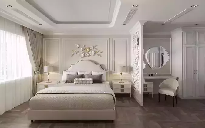 Bedroom classic 3D model