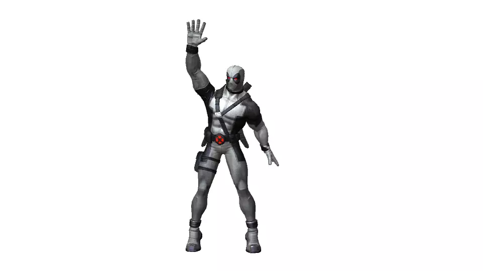 X Force DeadPool Rigged For 3D Animation 3D model rigged | CGTrader