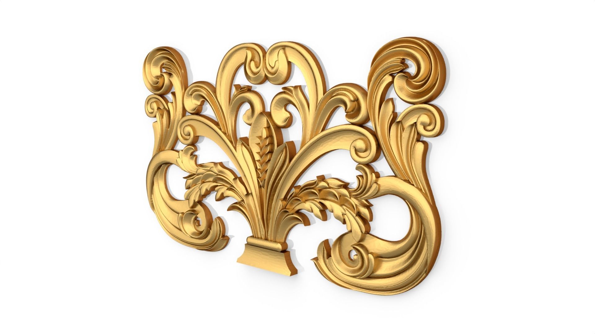 Classic decor ornament 86 3D model_2