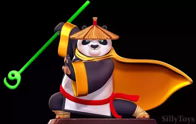 Po The Legendary Warrior - Kung Fu Panda 3D print model