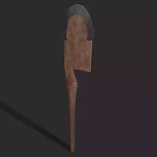 Shovel Version Two Low-poly 3D model