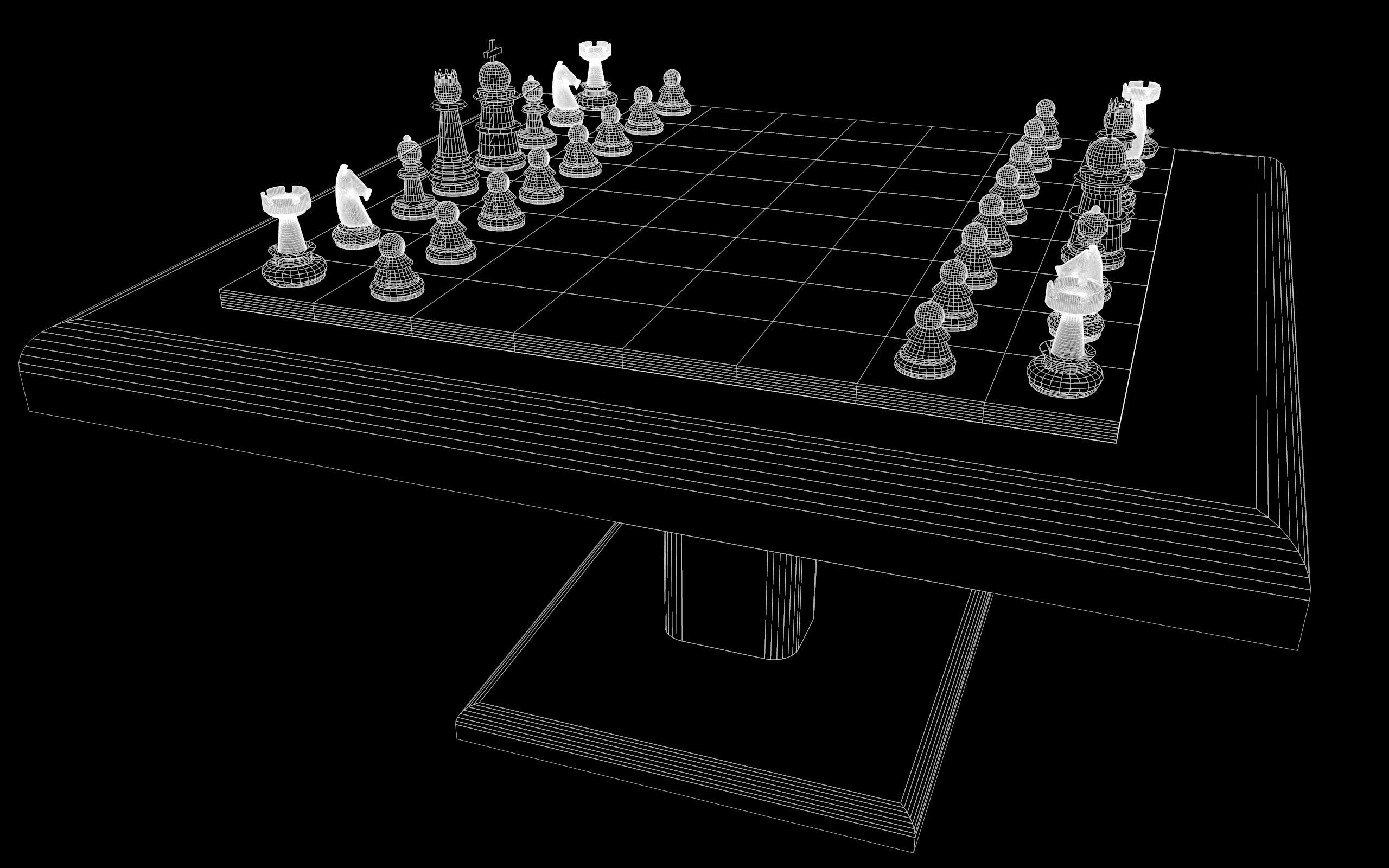 CHESS - ajedrez 3D model_4