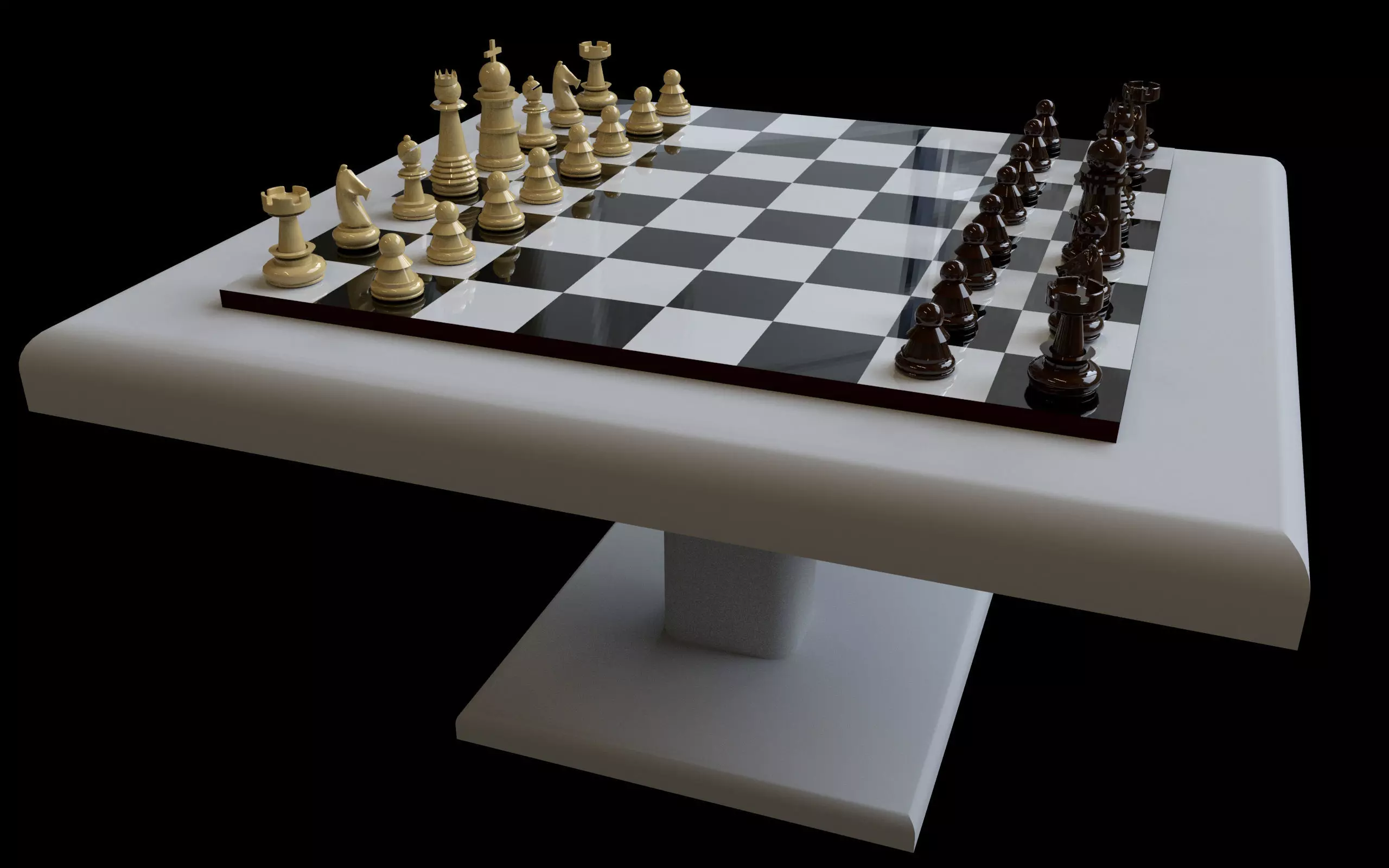 CHESS - ajedrez 3D model_0