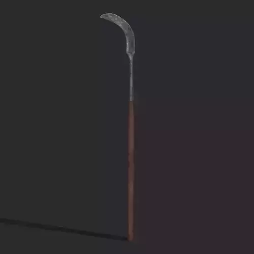 Sickle Farm Tool Low-poly 3D model