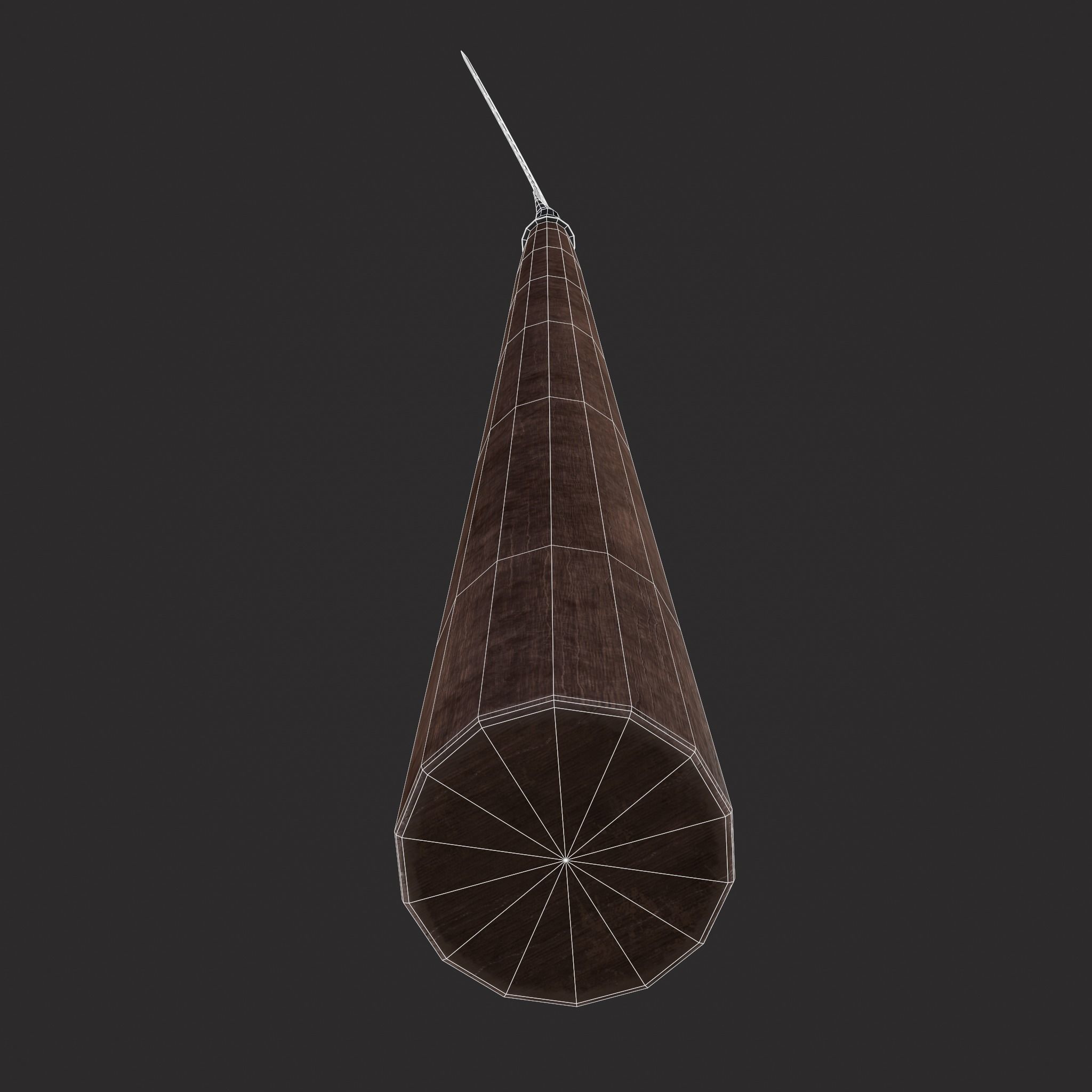 Sickle Farm Tool Low-poly 3D model_10
