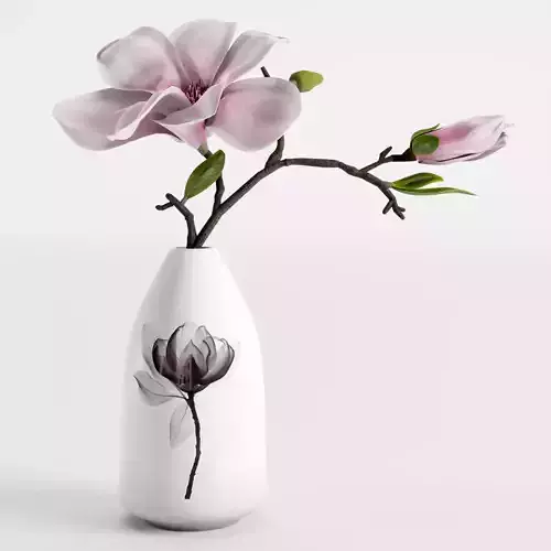 Magnolia in a vase