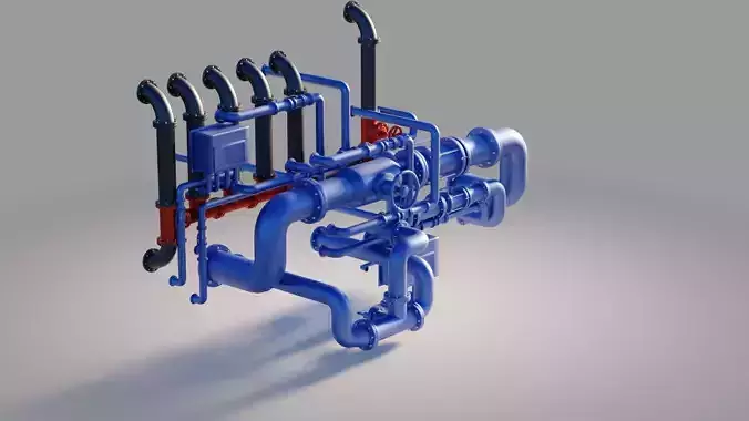 Industrial Pipes  set