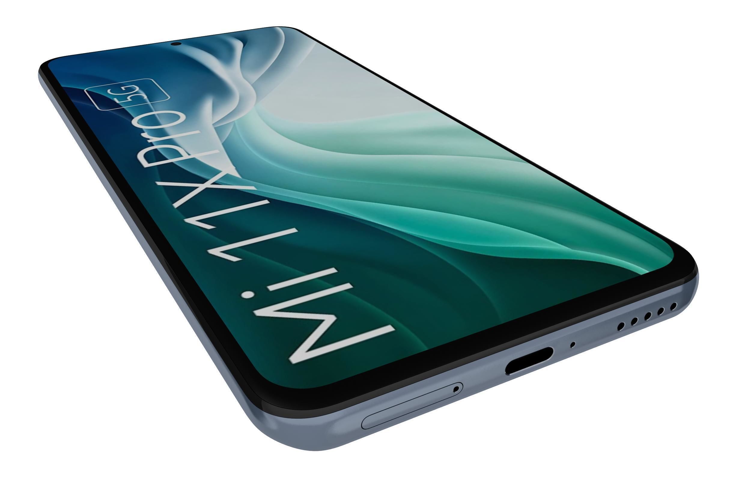 Xiaomi Mi 11X Pro Celestial Silver 3D model_12