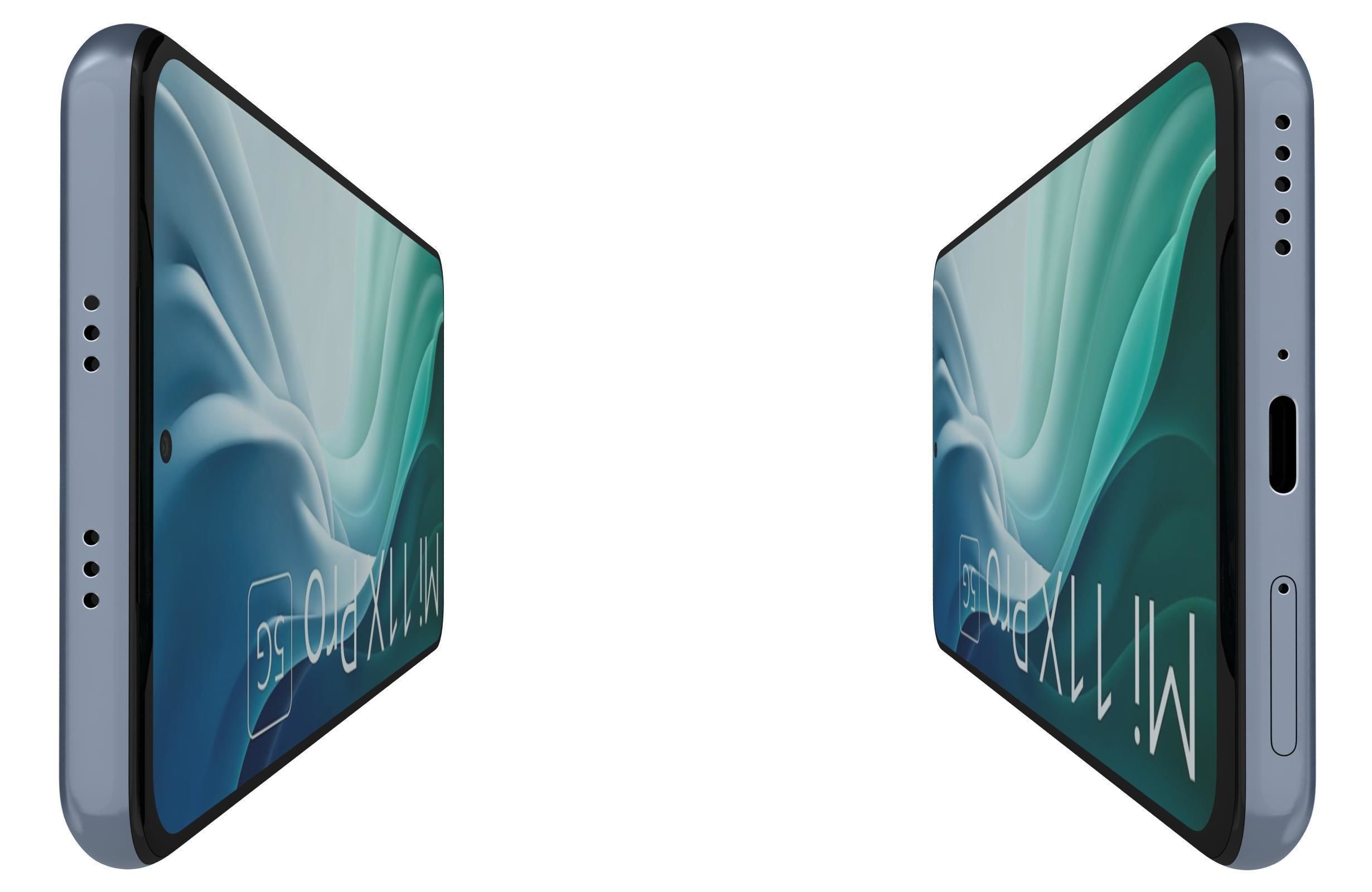 Xiaomi Mi 11X Pro Celestial Silver 3D model_9