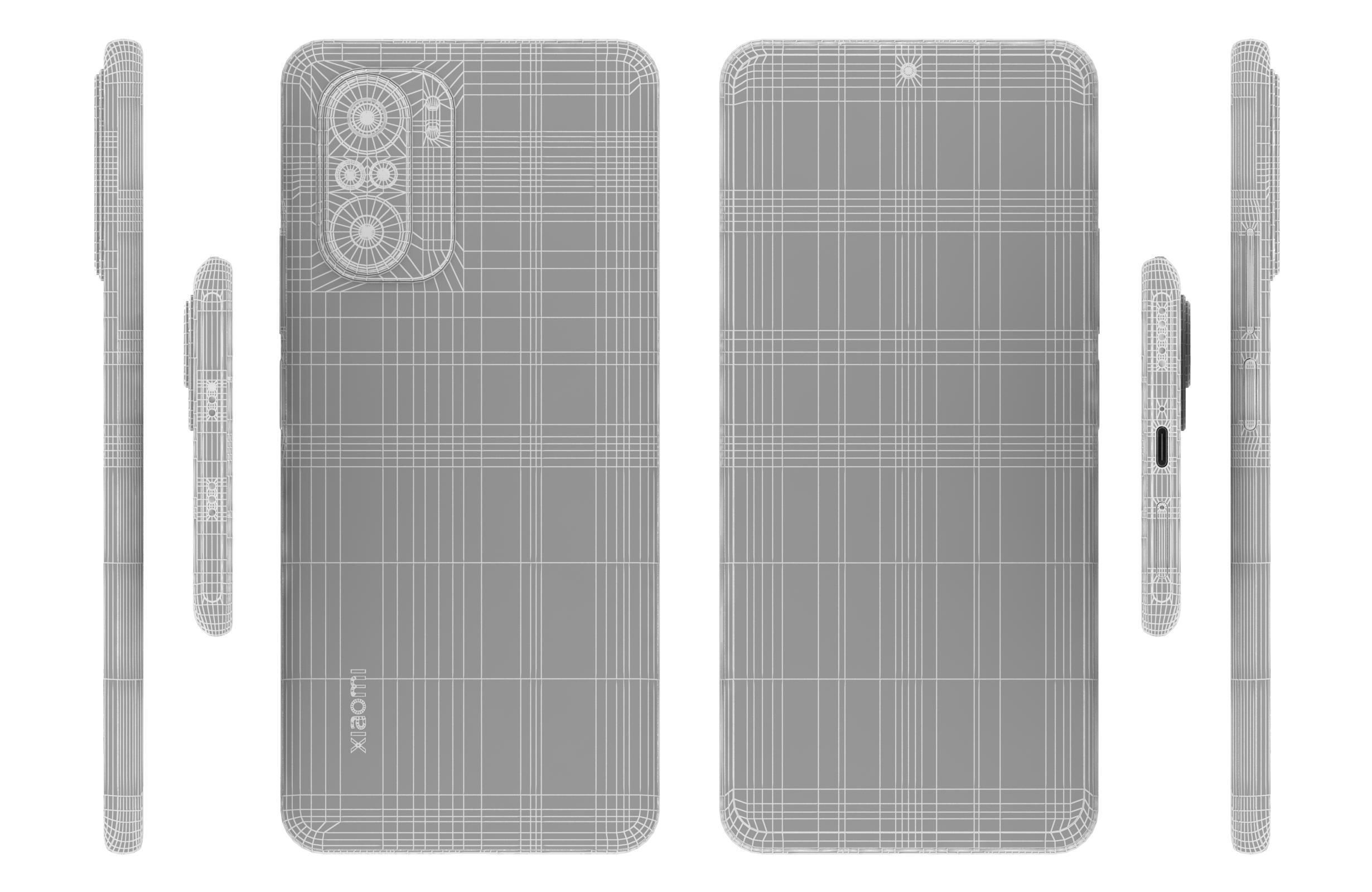 Xiaomi Mi 11X Pro Celestial Silver 3D model_16