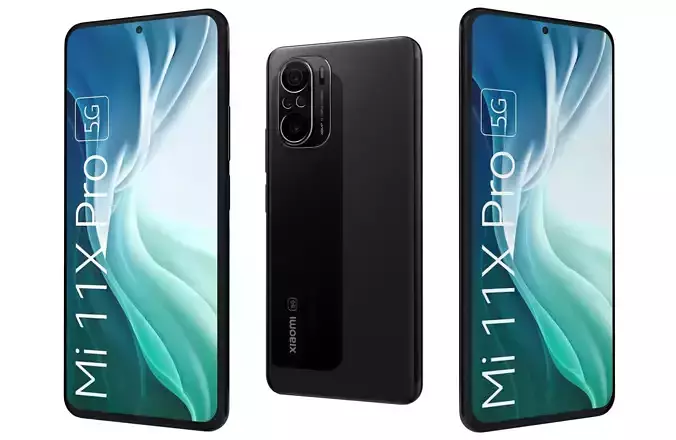 Xiaomi Mi 11X Pro Cosmic Black 3D model