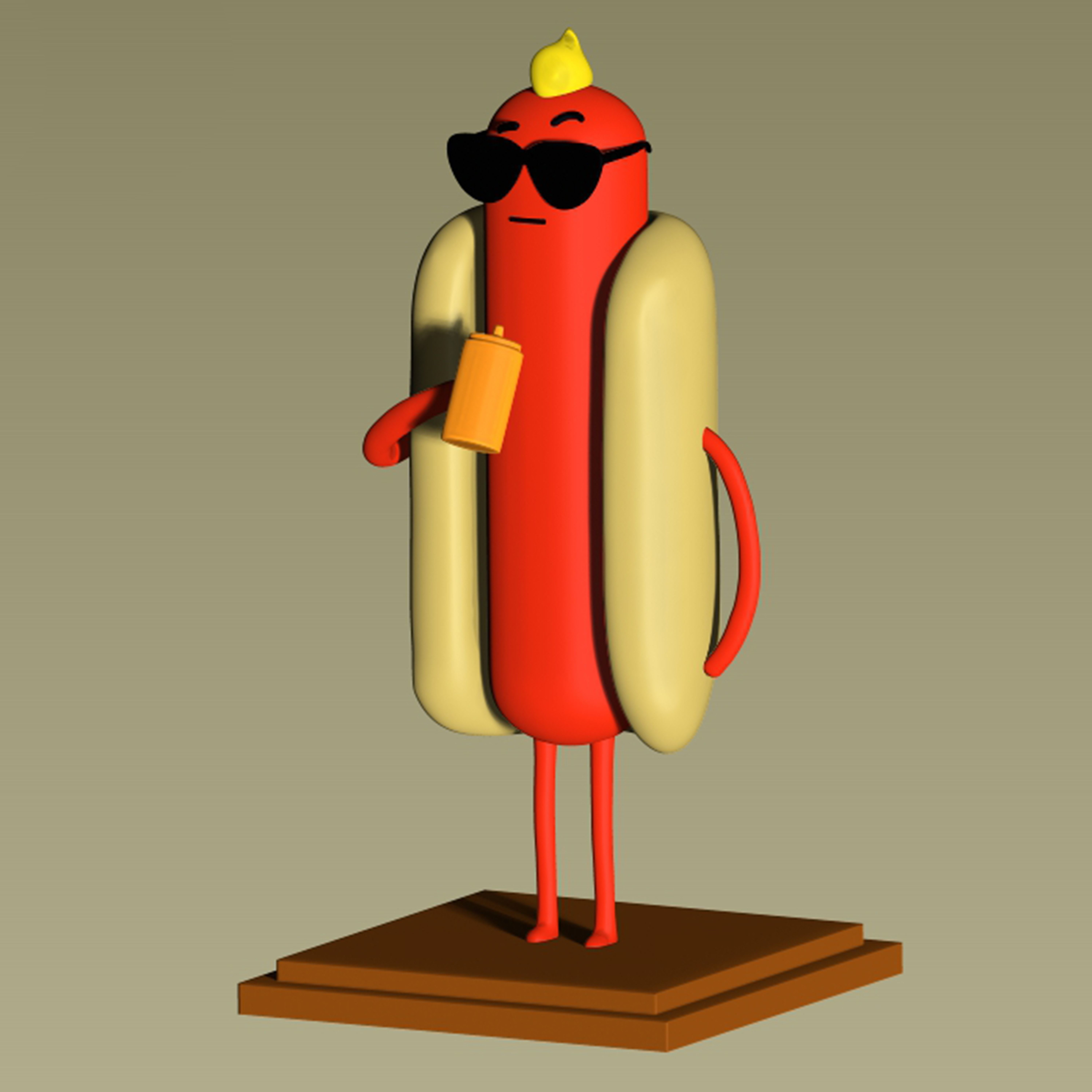 Hot Dog Guy - The Amazing World of Gumball 3D print model_1