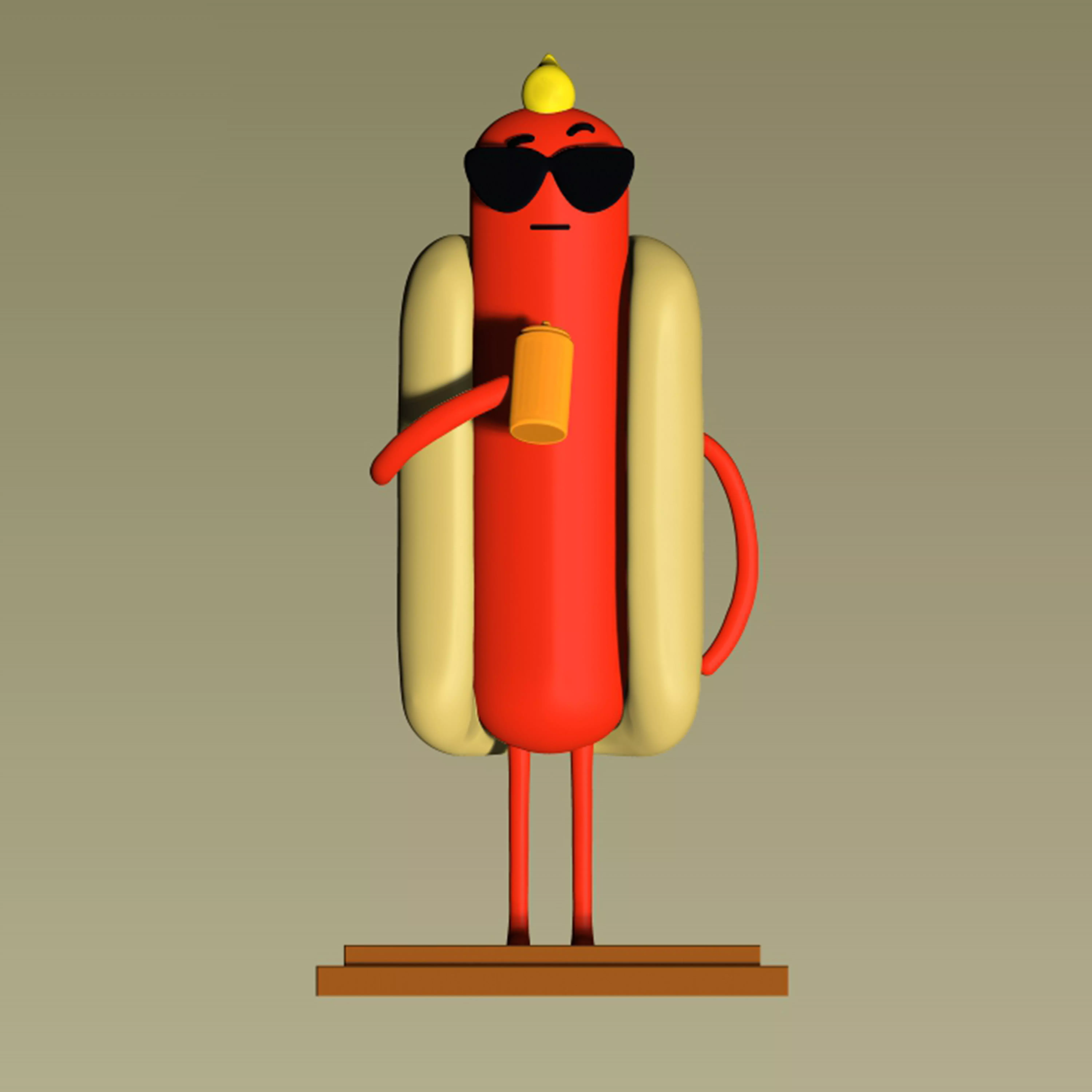 Hot Dog Guy - The Amazing World of Gumball 3D print model_0