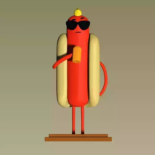 Hot Dog Guy - The Amazing World of Gumball 3D print model
