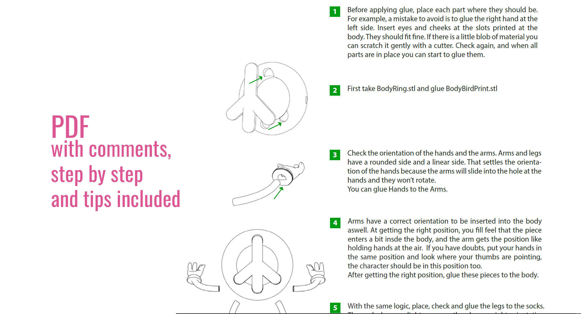 GIVE PEACE A CHANCE 3D print model_5