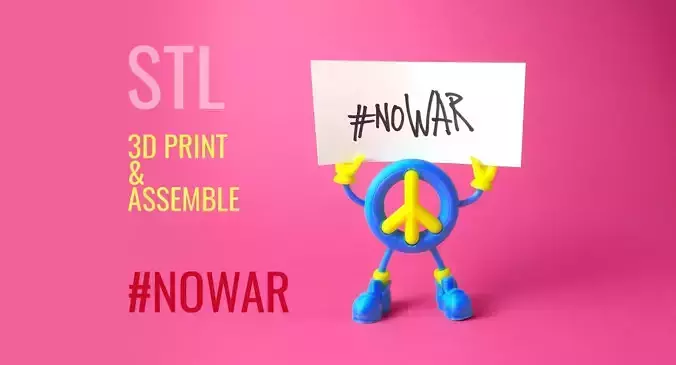GIVE PEACE A CHANCE 3D print model