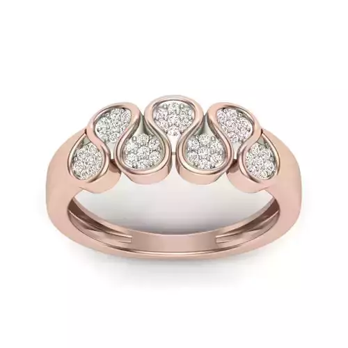 Diamond solitaire wedding engagement ring