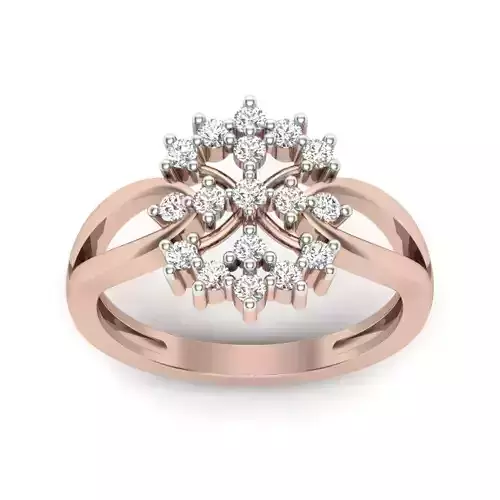 Diamond Engagement Ring 3D print model