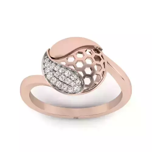 Solitaire Engagement Women Ring 3D print model