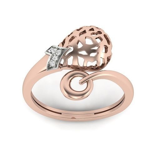Engagement ring Solitaire ring  3D print model