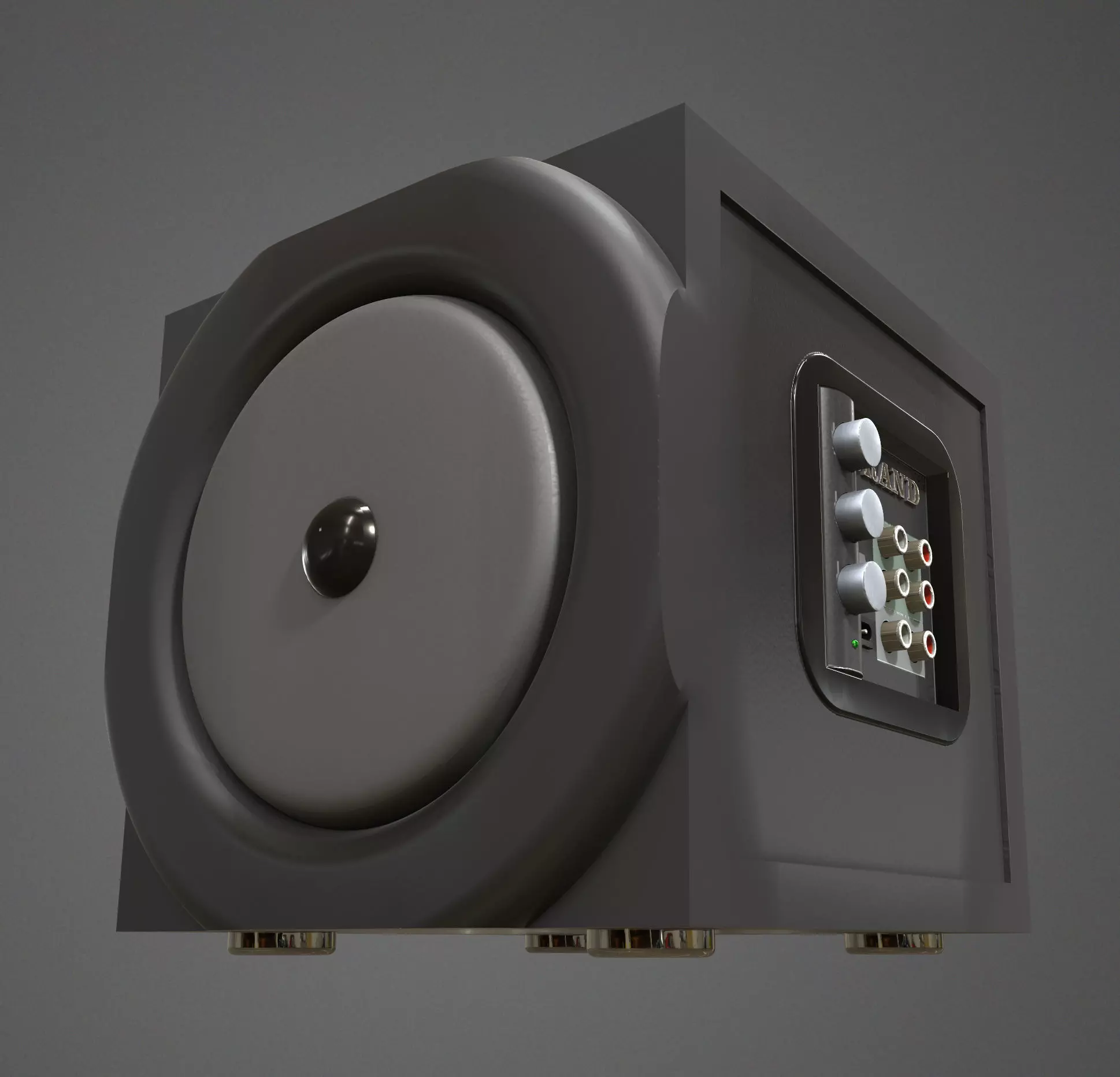Desktop speaker 3D model