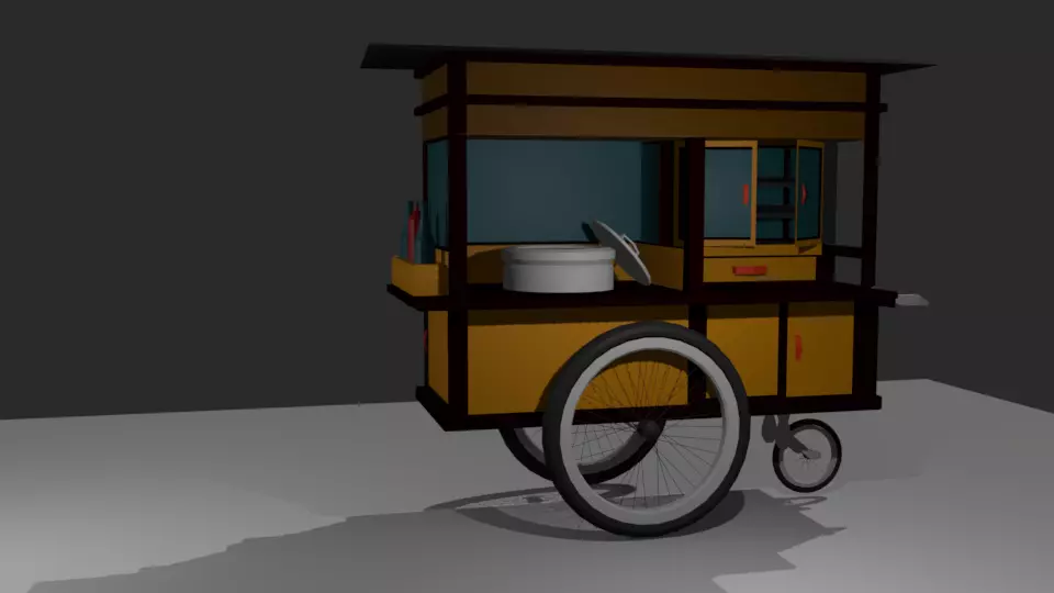 Project Gerobak 3D model_0