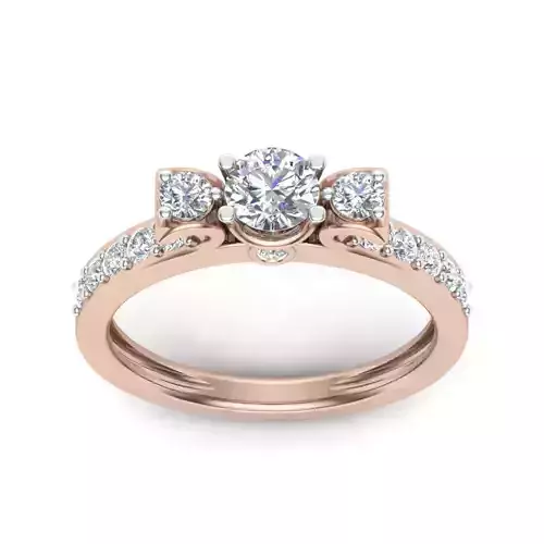 Solitaire Engagement Ring 3D print model