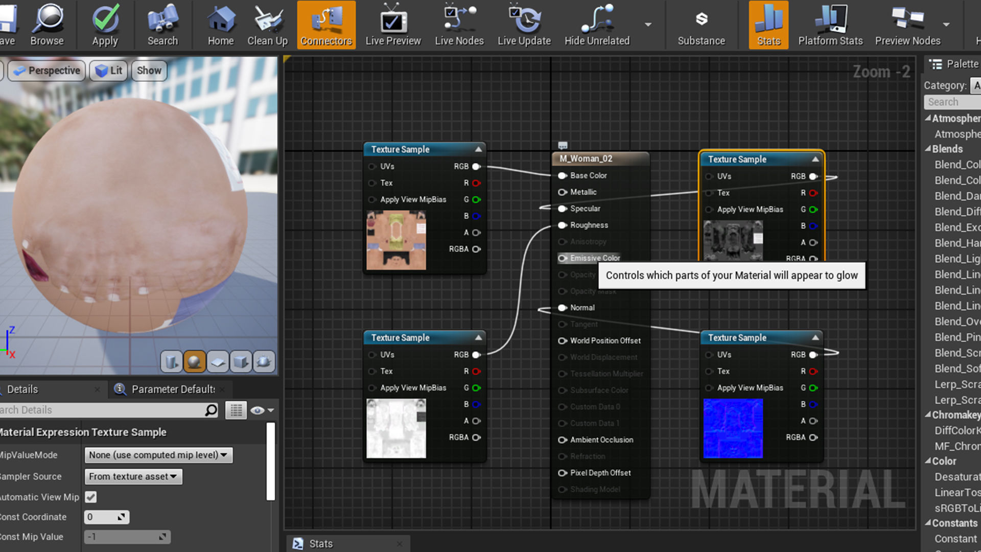 Woman 2 Low-poly 3D model_7