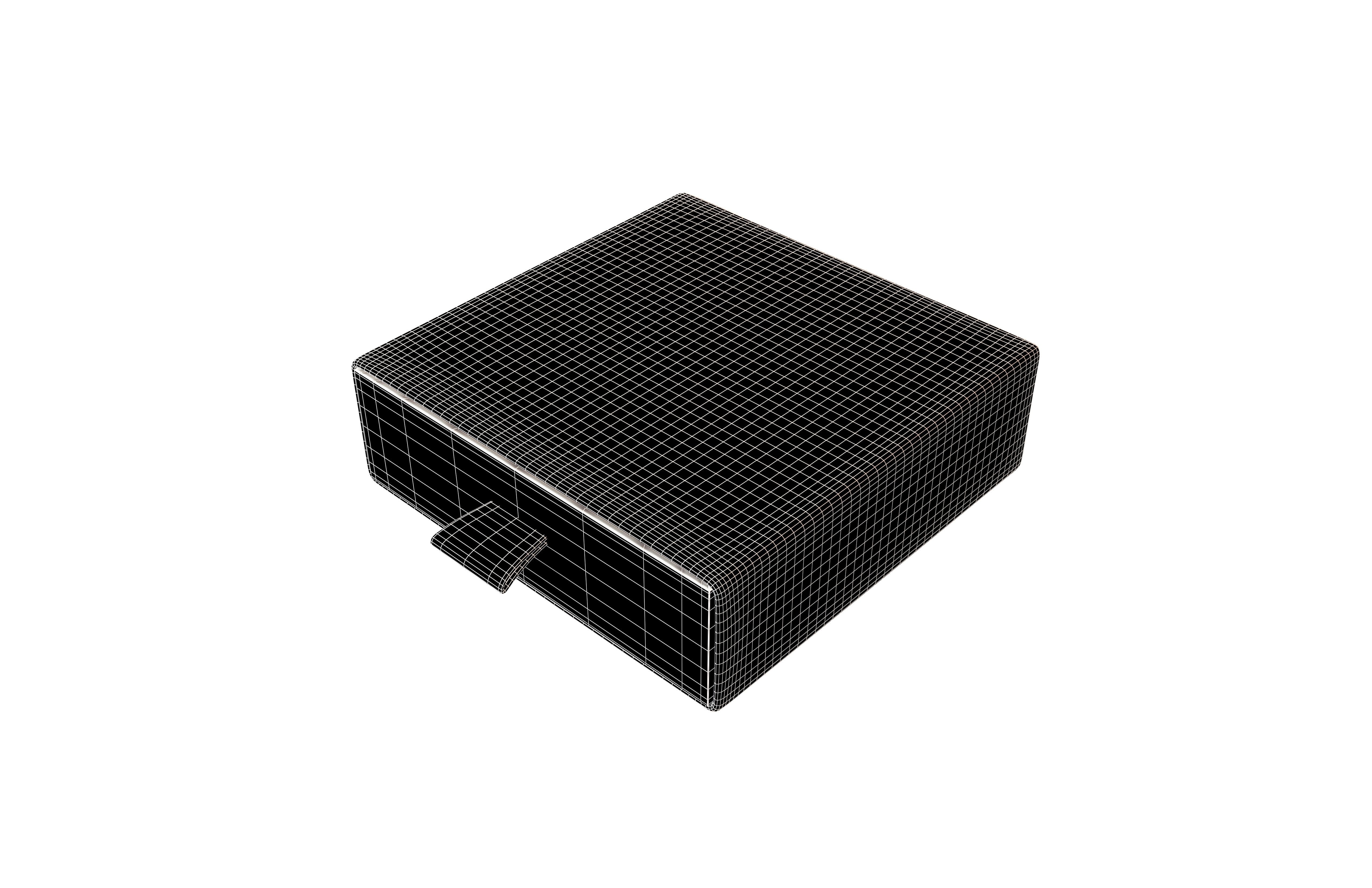 Drawer Cardboard Gift Box v1 003 Low-poly 3D model_5