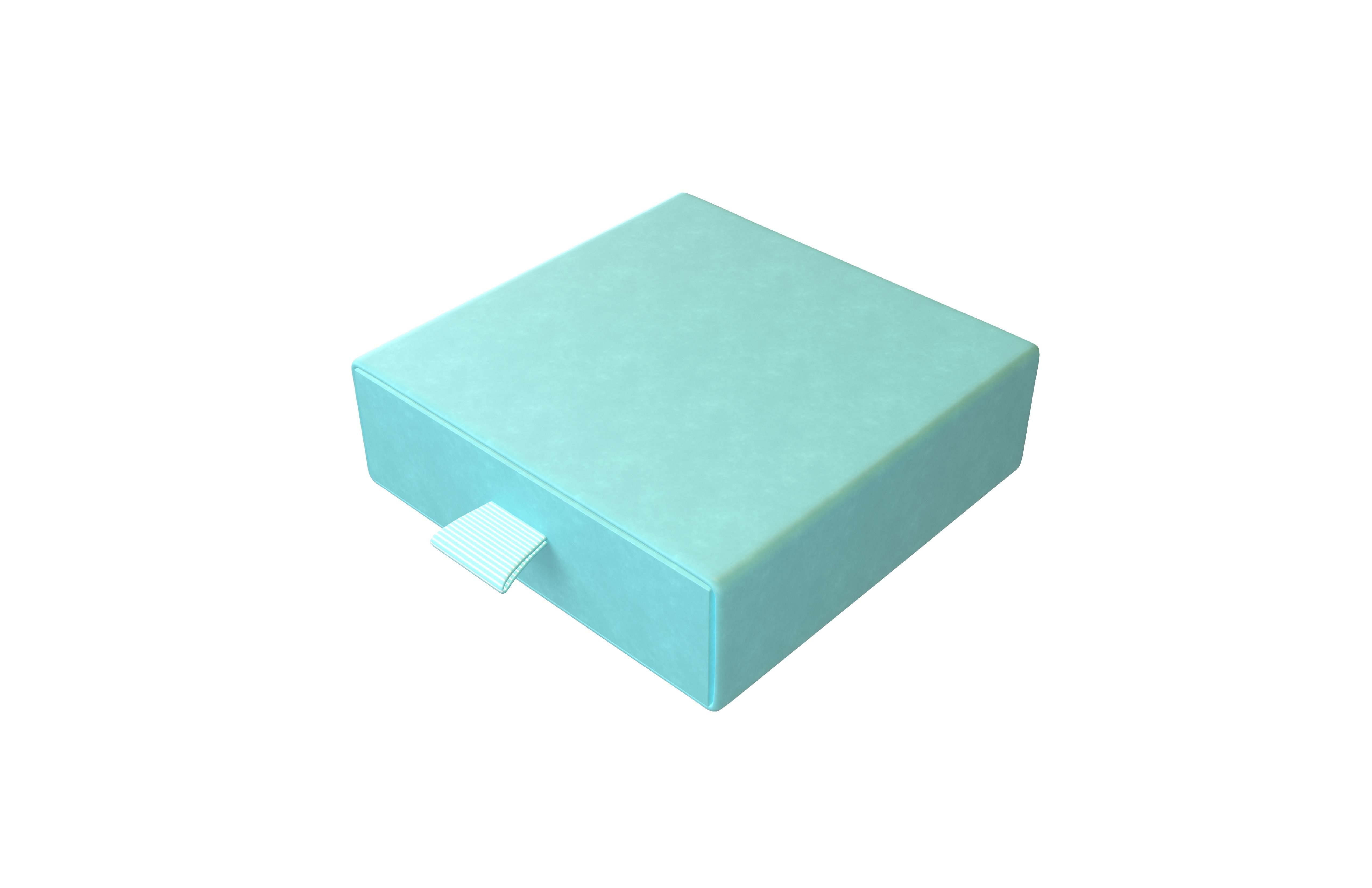 Drawer Cardboard Gift Box v1 004 Low-poly 3D model_2