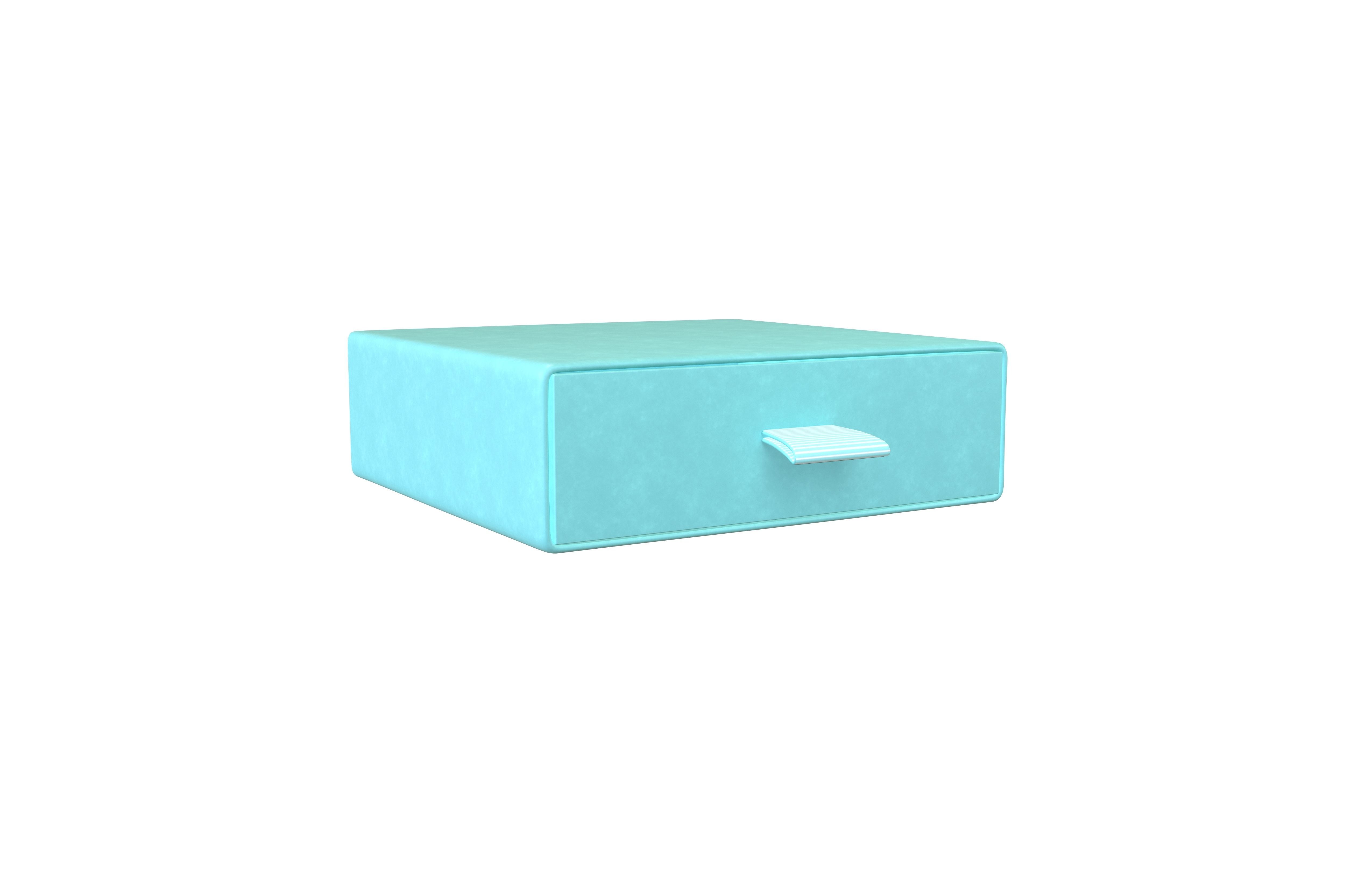 Drawer Cardboard Gift Box v1 004 Low-poly 3D model_1