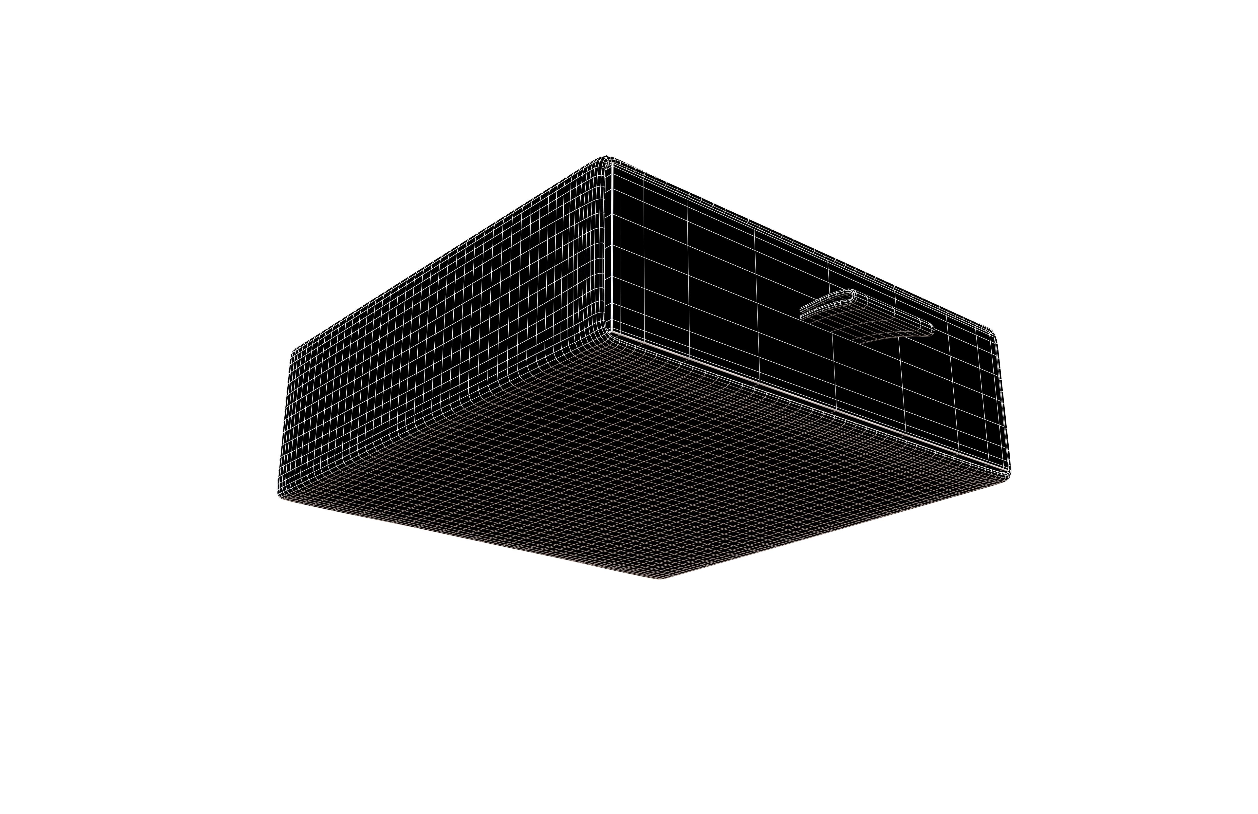 Drawer Cardboard Gift Box v1 004 Low-poly 3D model_7