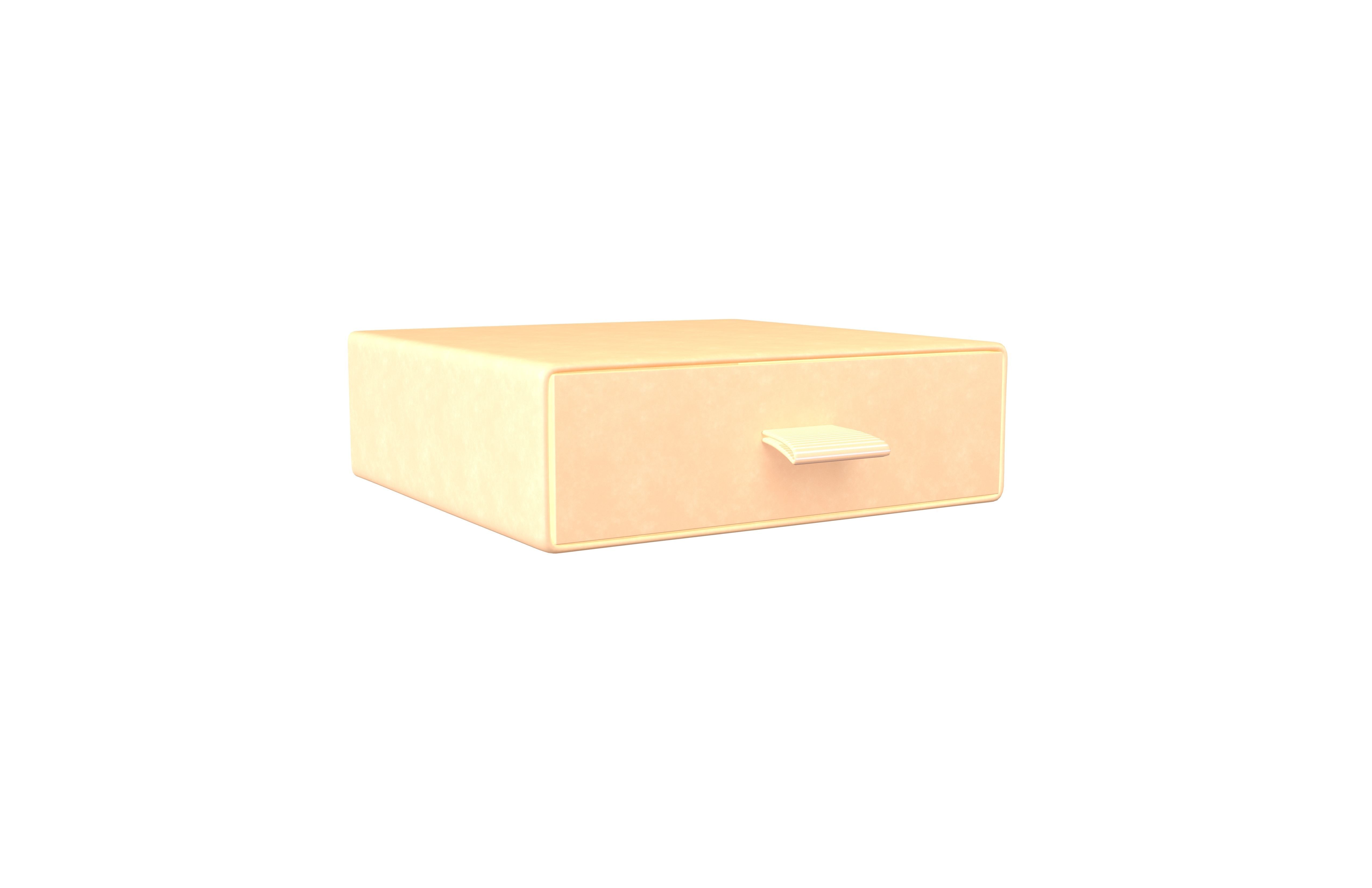 Drawer Cardboard Gift Box v1 006 Low-poly 3D model_3