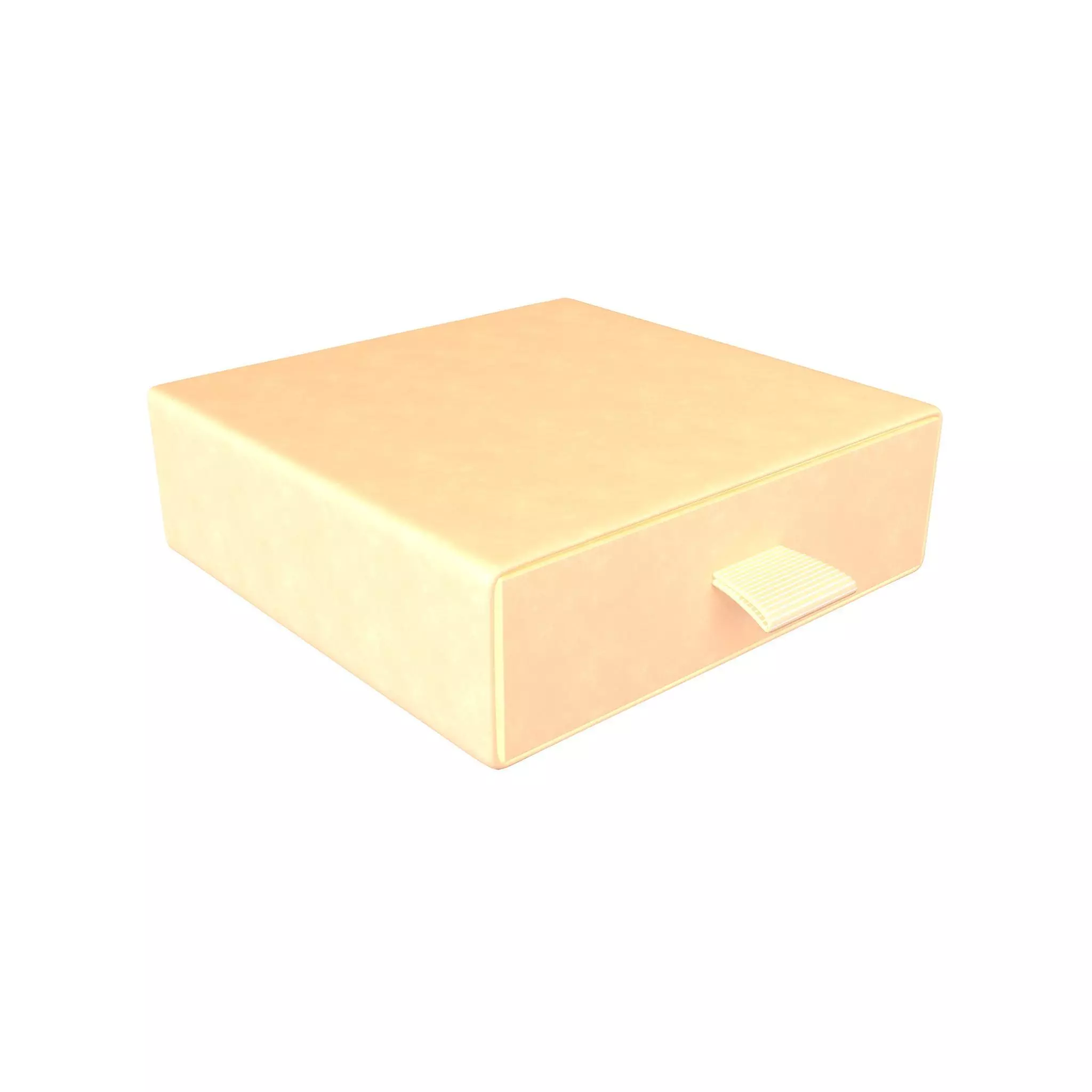 Drawer Cardboard Gift Box v1 006 Low-poly 3D model_0