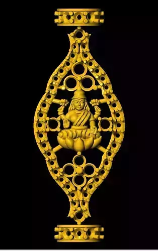 Sidepiece ornate gold design