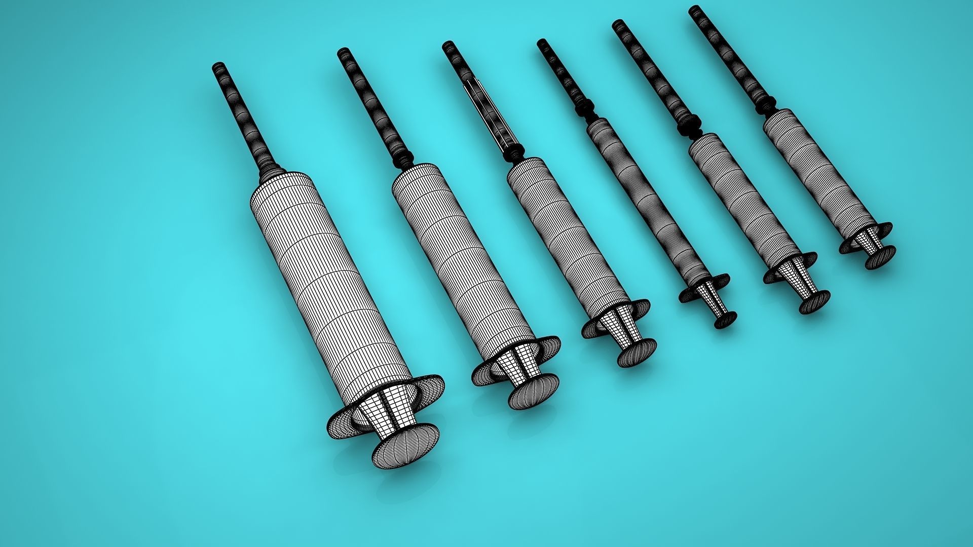 Syringe 3D model_7